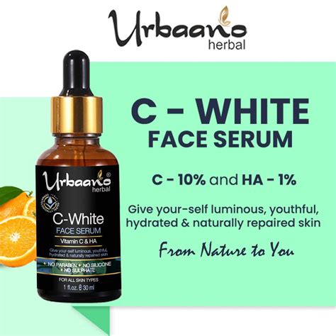Vitamin C Face Serum for Glowing, Brightening Skin – Urbaano Herbal