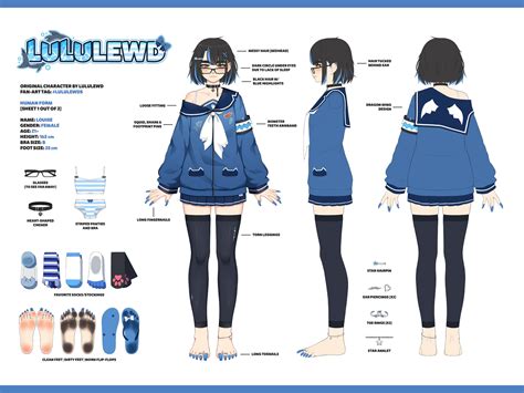 OC Reference Sheet - Louise [human form] by Lululewd on DeviantArt