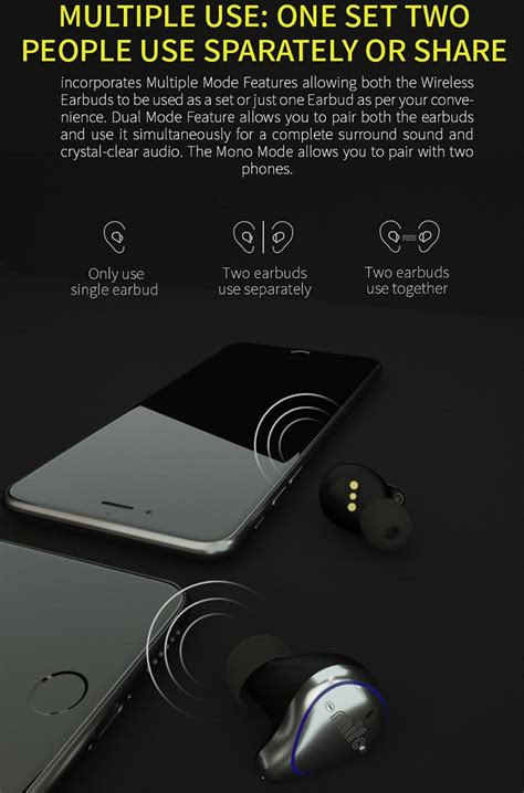 Mifo O5 Bluetooth 5.0 Earphones IPX7 Waterproofed Earbuds with 100 ...