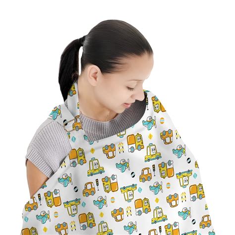 Shop Now in Various Printed Feeding Aprons for Mother | Smiley Buttons