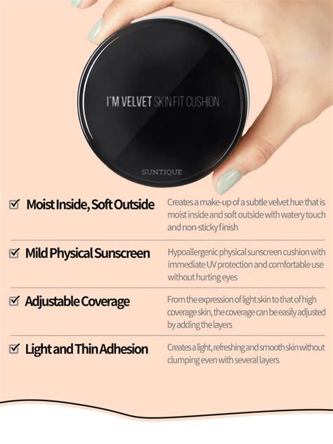 Suntique I'M VELVET SKIN FIT CUSHION(15g) – Beautytalk.in