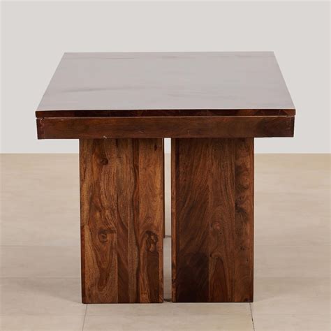 Buy (Refurbished) Satvva Sheesham Wood 6-Seater Dining Table - Brown ...