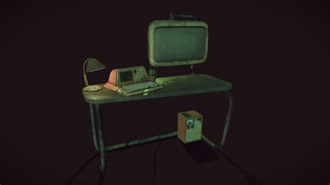 Old Computer Screen Retro-Futuristic Style 的图像结果