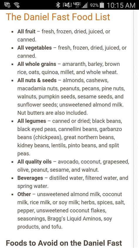 Pin on Daniel Fast | Daniel fast food list, Daniel fast diet, Daniel fast