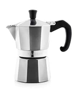 Bellemain Stovetop Espresso Maker Moka Pot (Silver, 3 Cup) : Amazon.in ...
