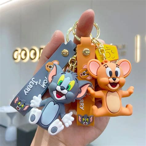 Cute Tom and Jerry 3D Keychain Online