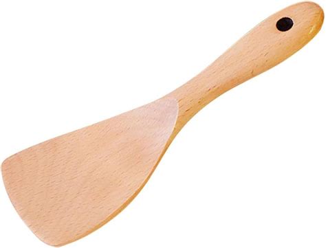 Buy UPKOCH Wooden Rice Paddle Japanese Style Wooden Spoon Ladle Asian ...