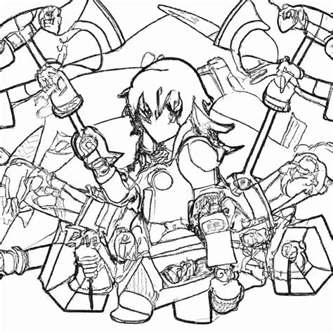 10 Desenhos de Mine (Akame ga Kill!) para Imprimir e Colorir