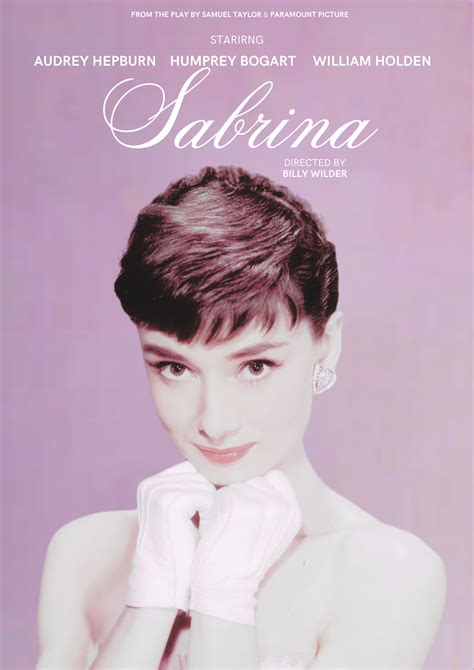 Audrey Hepburn |Sabrina 1954| poster nel 2025