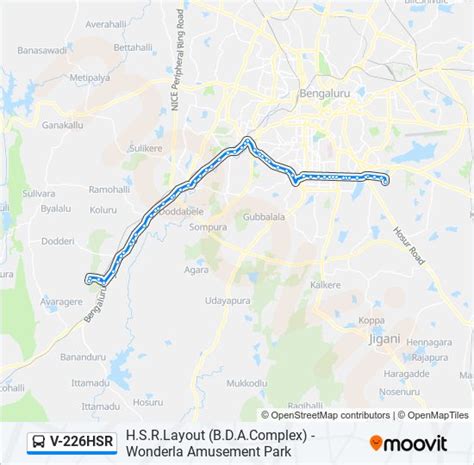 v226hsr Route: Schedules, Stops & Maps - Wonderla Amusement Park (Updated)