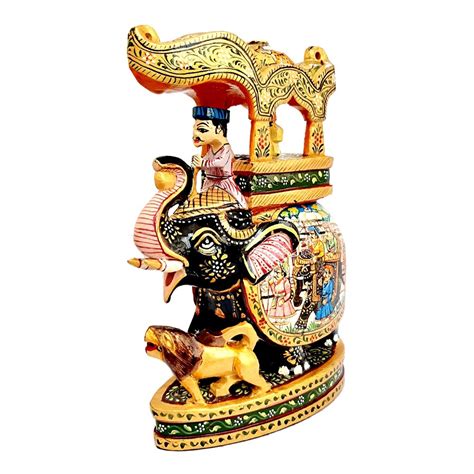 Royal Miniature Painted Elephant Statue (Product Code 3260) at Rs 2700.00