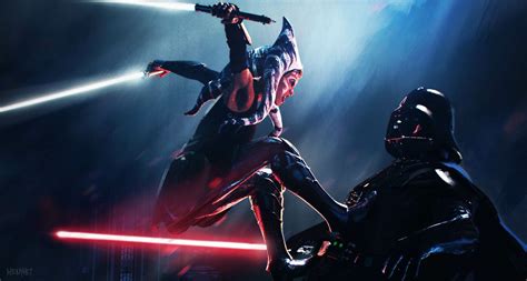 Darth Vader Vs Ahsoka Wallpapers - Wallpaper Cave