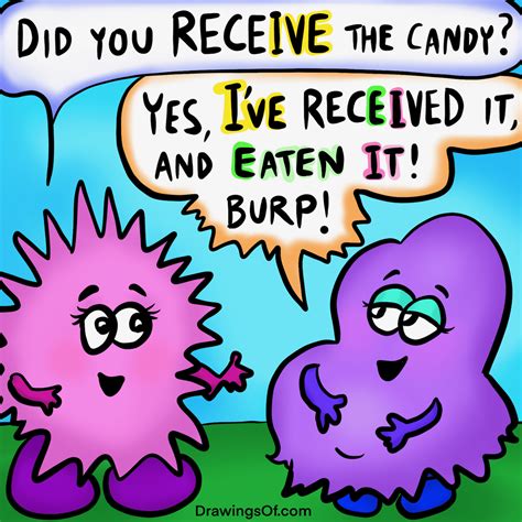 Spell Receive and Received Correctly... or is it Recieve? - Drawings Of...