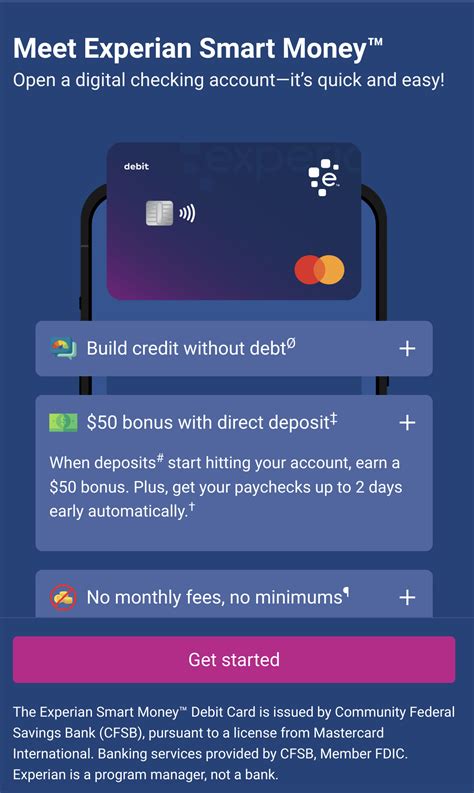 Experian Launches 'Experian Smart Money' Checking Account - Doctor Of ...