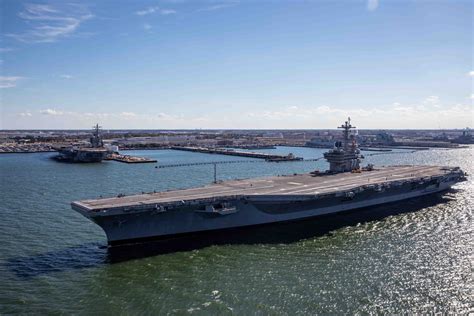 Carrier USS George H. W. Bush Wraps Up Maintenance Period, Sea Trials ...