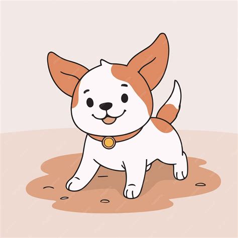 Premium Vector | Cute vector illustration of a Dog for kids books