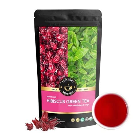 Buy Hibiscus Green Tea Online at Best Prices - Teacurry.com