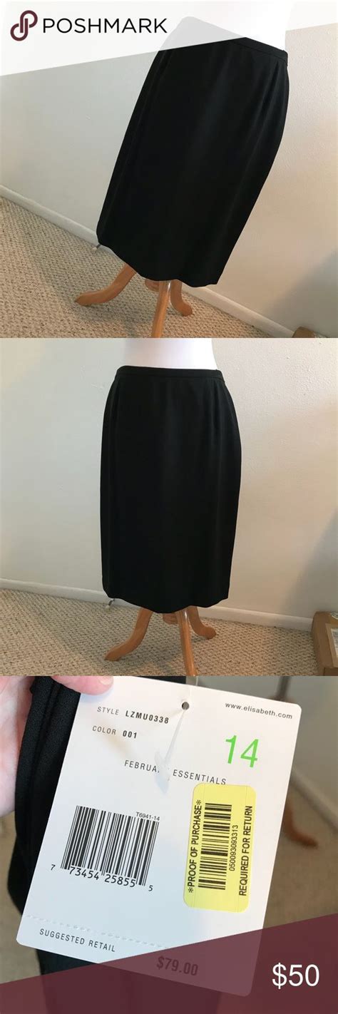 🆕 Elisabeth by Liz Claiborne Black Skirt | Clothes design, Fashion tips ...