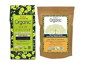 Buy Radico 100% Organic Soft Black with Mixture of Amla Ritha Shikakai ...