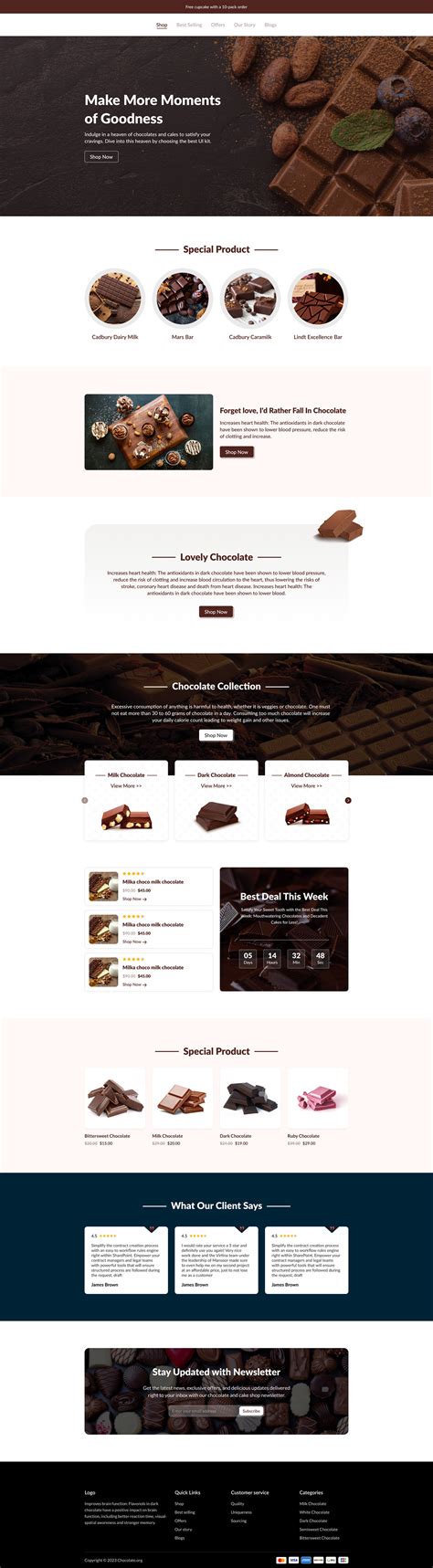 Chcoclate Website Coding 的图像结果