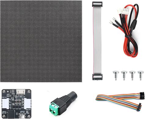 Coolwell RGB Full-Color LED Matrix Panel, 64x64 Pixels, 3mm India | Ubuy