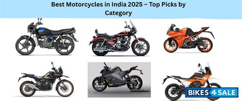 Best Motorcycles in India 2025 – Top Picks by Category - Bikes4Sale