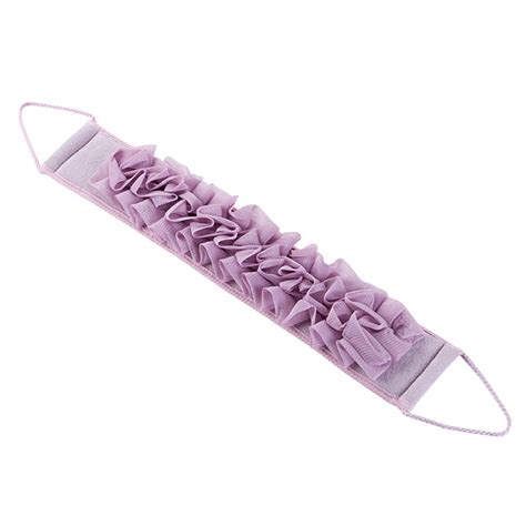 VANRA Exfoliating Back Strap Loofah Body Scrubber Terry Cloth Mesh Back ...