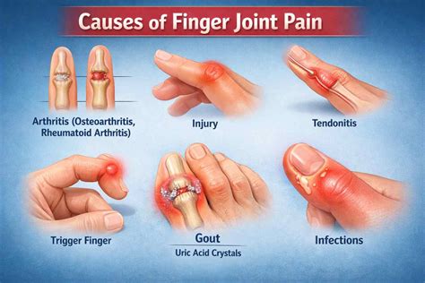 What Are the Common Symptoms of Finger Joint Pain