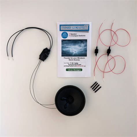 Thunder Sound Effect - Enhance Your Miniature Storm Scene | Evan Desig