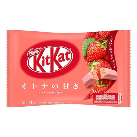 Nestlé KitKat Mini Chocolates Strawberry | 10 Pieces in a Bag | Made i ...