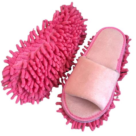 DHliIQQ Ainiupi Cleaning Mop Shoes, Mop Shoes Washable Dust Cloth Floor ...