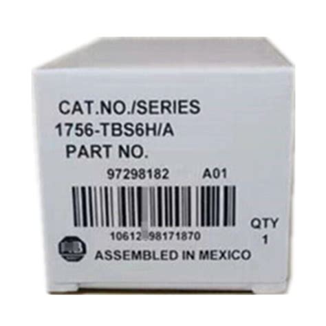 VACSAX Sealed 1756-TBS6H Terminal Block Module in Box India | Ubuy