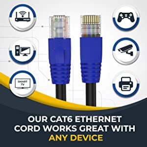 Sadow 30 Meter Cat6 Outdoor Lan Cable Weatherproof/UV Resistant ...