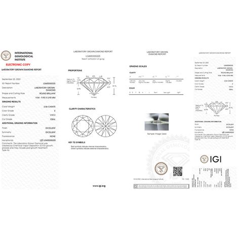 The Sparkling Round Cut 3.56 Carat Lab Grown Diamond | SolitaireMart
