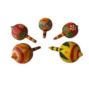 Buy Handmade Wooden Spinning Tops|Fine Motor Skills|Traditional Non ...