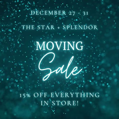 Moving Sale - 15% OFF STOREWIDE, 34 S Main Street Voorheesville, NY ...