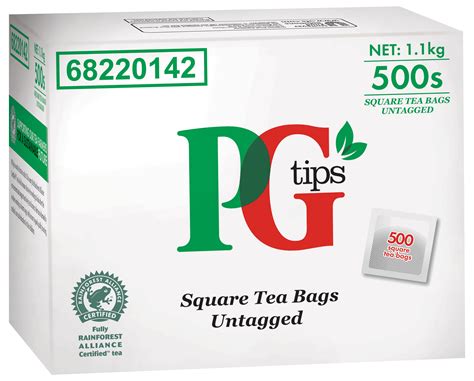 PG Tips Tagless Tea Bags-500 Tea Bags-Box for sale - NZ Safety Blackwoods.