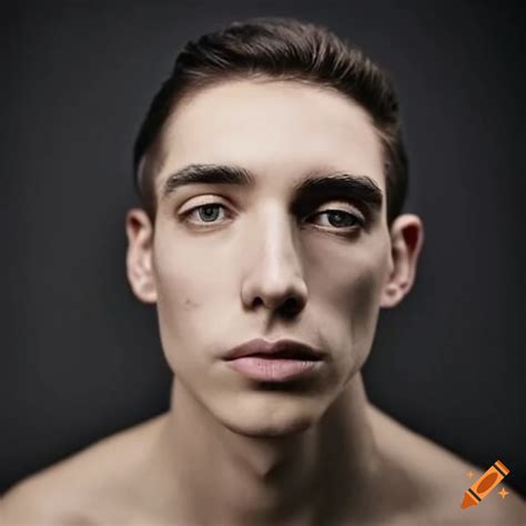 Portrait of a man in the style of roberto ferri on Craiyon