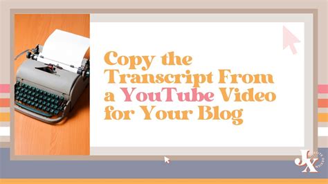 How to Copy YouTube Video Transcript 的图像结果