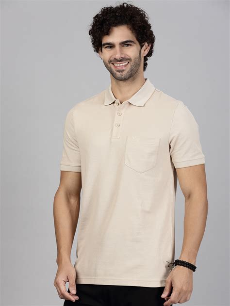 Unibro Men Cotton Rich Beige & Heather Rose Expert Polo Tshirt Combos