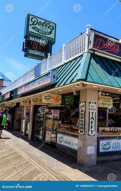 Ocean City Boardwalk editorial photo. Image of travel - 198585231