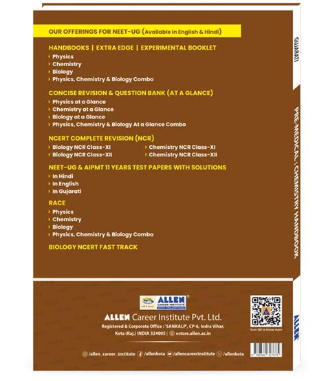 Chemistry Handbook for NEET-UG - ALLEN E-Store