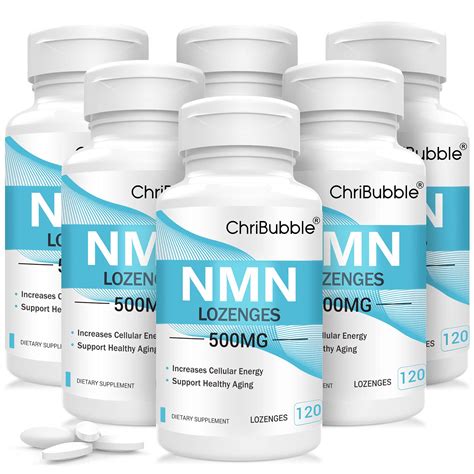 Chribubble Sublingual Nmn Supplement Lozenges 500mg Nmn Nicotinamide ...