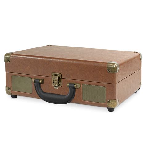 Victrola VSC-550-LBR Vintage Portable Suitcase Turntable (Brown ...
