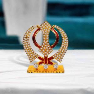 De-Ultimate Sikh Religious Symbol Khanda Sahib Idol (St-643) Statue for ...
