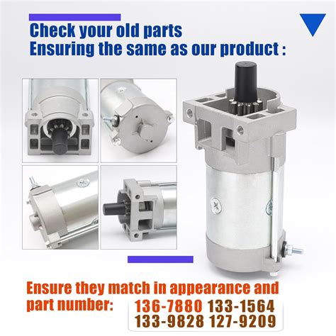 TUTUSIA 136-7880 Starter Motor Instruction Manual