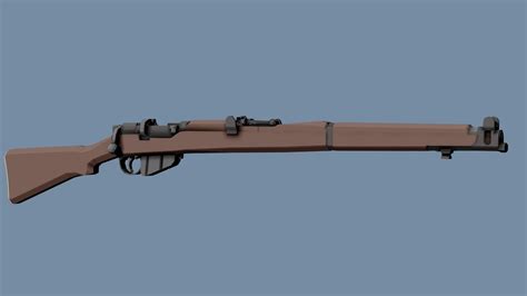 Low-Poly SMLE Mk III - Download Free 3D model by TastyTony [b1791b5 ...