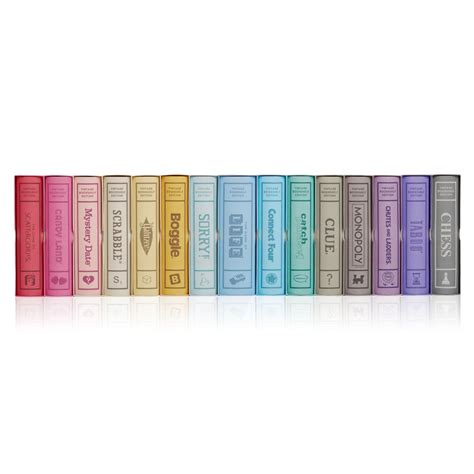 WS Game Company Collection of 15 Vintage Bookshelf Linen Book Board ...