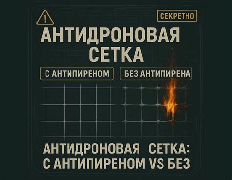 Антидроновая сетка с антипиреном vs без: что выбрать? | ООО «НПФ ...