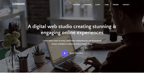 Linexon - Responsive Bootstrap 4 Landing Page Template
